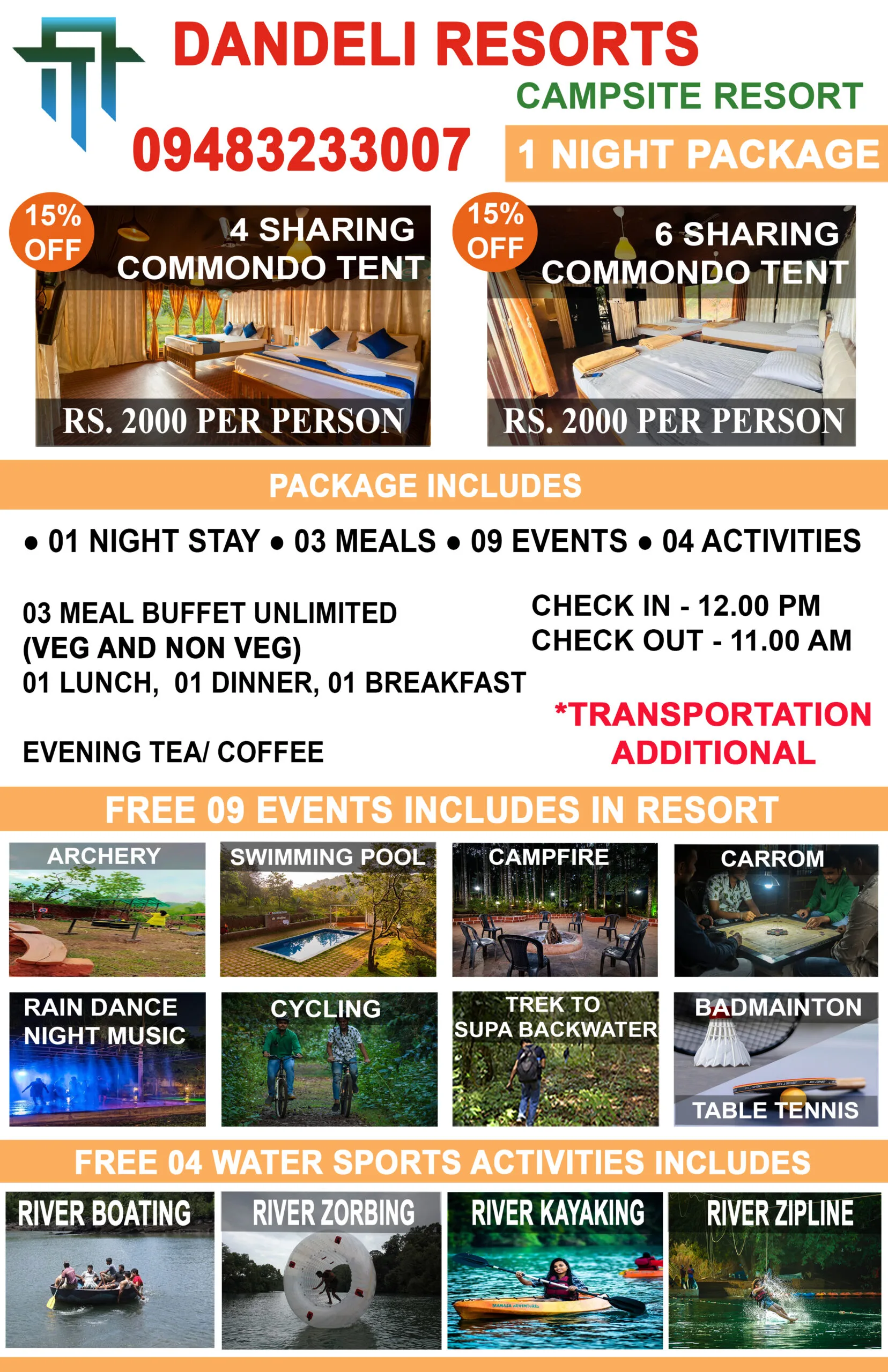 FIREFLYES PACKAGE dandeli packages