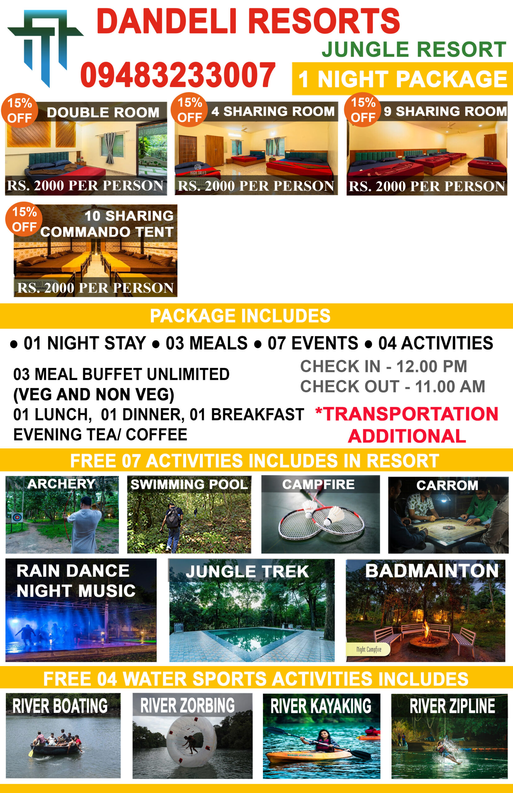 HIGH TREE dandeli adventure tours